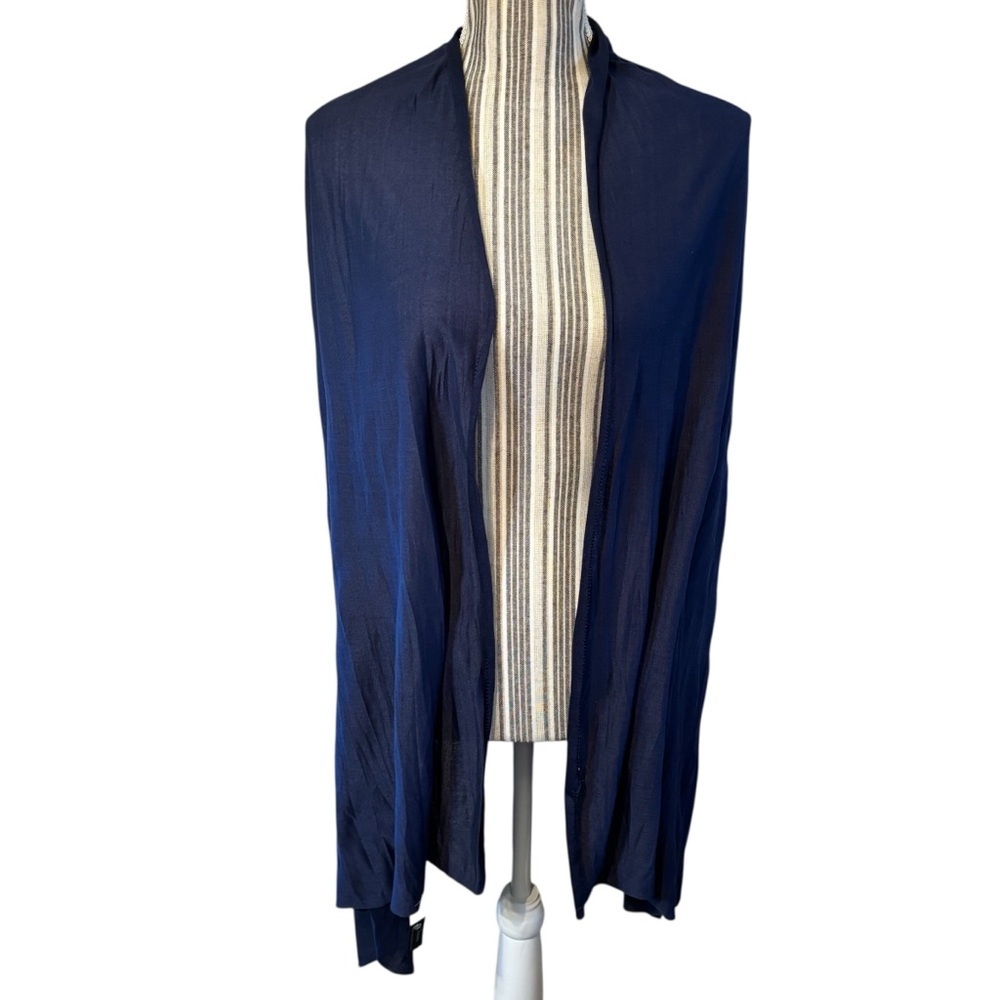 NWT Chuns Scarf / Wrap Navy Blue Large Super Soft Accessory Comfy Fall Winter